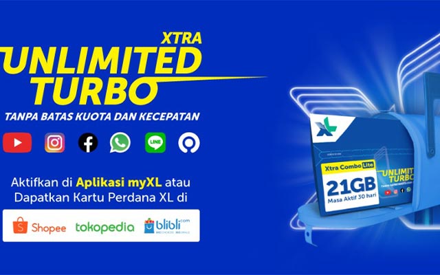 Paket Internet XTRA Unlimited Turbo