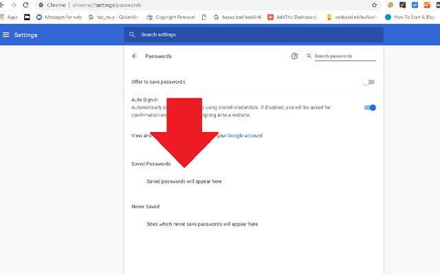 Cara Mengetahui Password Gmail via Google Chrome