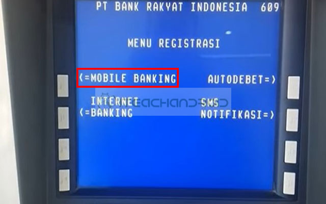 pilih menu Mobile Banking