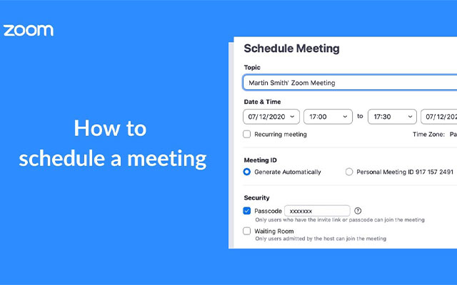 Cara Membuat Undangan Zoom Meeting Terjadwal