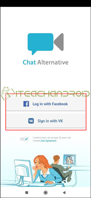 Login ke Aplikasi Chat Alternative