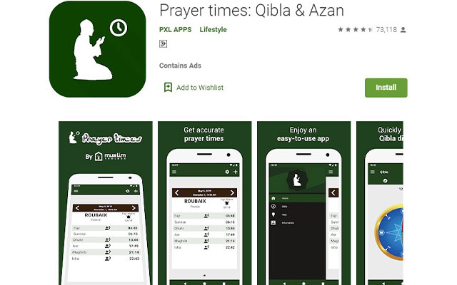 Prayer Times Qibla Adzan