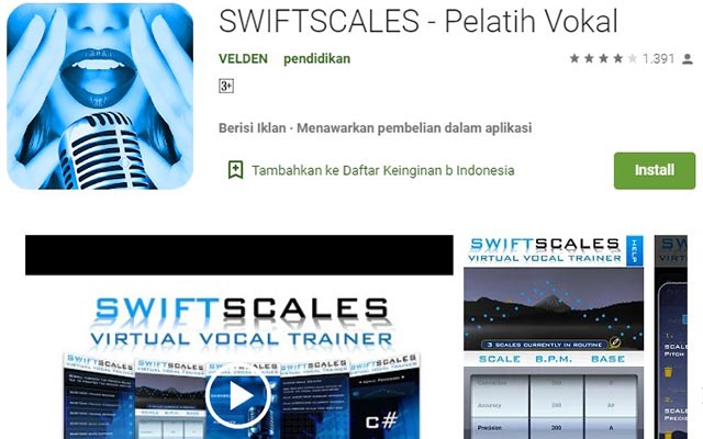 SWIFTSCALES Pelatih Vokal