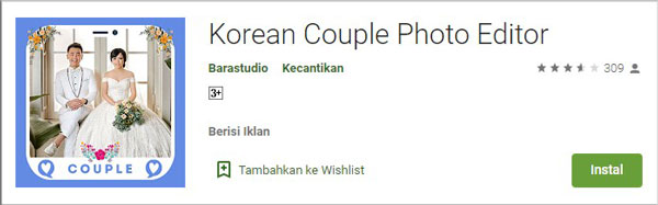 10. Korean Couple Photo Editor