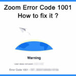 Arti Error Code 1001 pada Zoom
