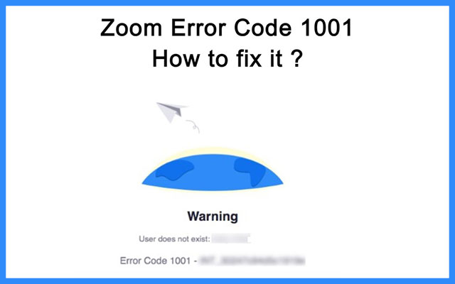 Arti Error Code 1001 pada Zoom