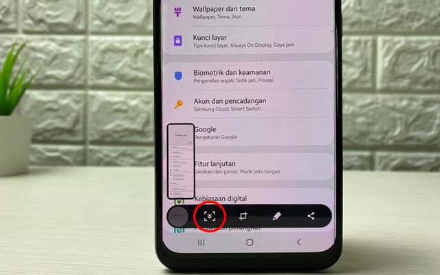 Screenshot Panjang Samsung A32