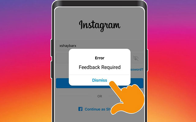 Penyebab Error Feedback Required di Instagram