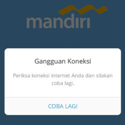 Mandiri Online Error MW 9999