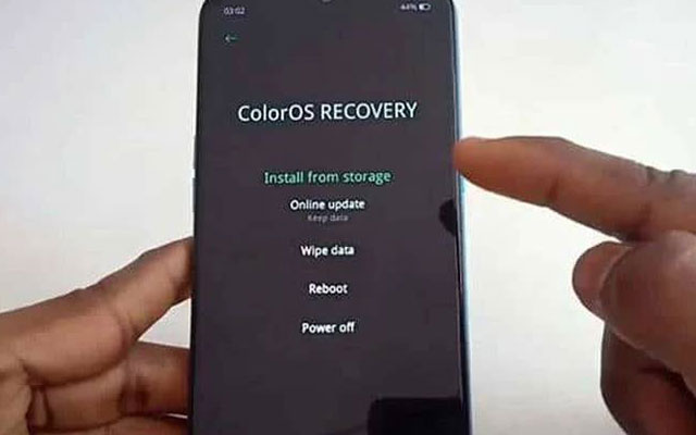 Cara Reset HP Oppo A15 Lewat Recovery Mode