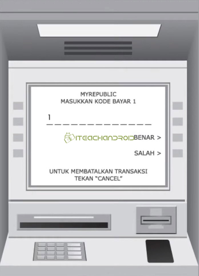Cara Bayar Tagihan Wifi Myrepublic Via ATM Mandiri