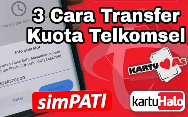 Cara Transfer Kuota Internet Telkomsel 10 GB Tanpa Biaya
