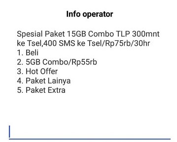 kode dial paket combo 15 gb
