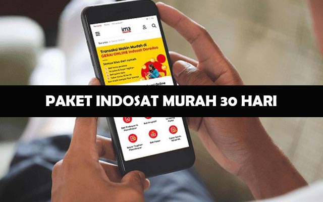 Paket Indosat Murah 30 Hari